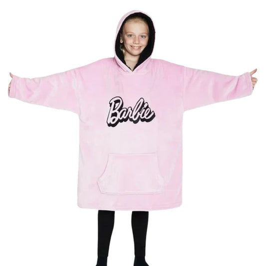 Girls Character over size hooded blanket