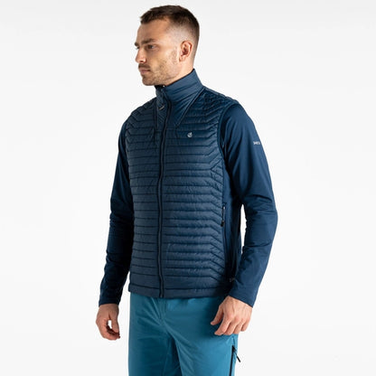 Descending II Moonlight Denim Gilet Jacket