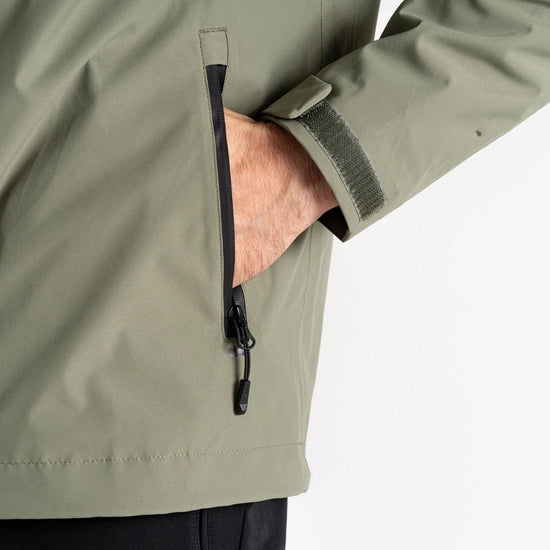 Switch Out II Waterproof Olivine Green Jacket