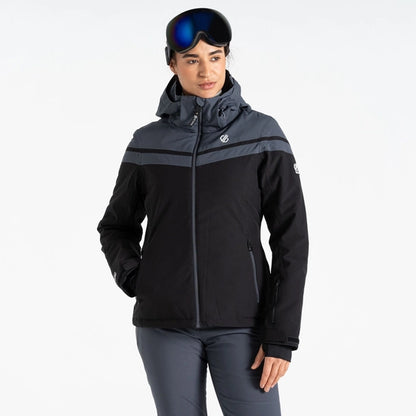 Flurry Ski Black Grey Jacket