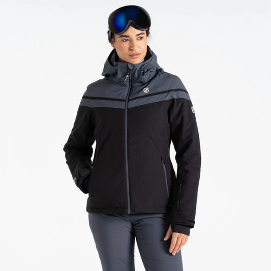 Flurry Ski Black Grey Jacket