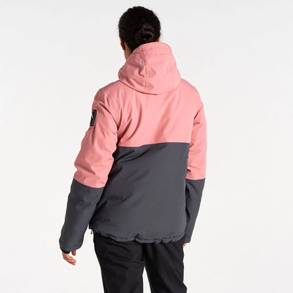 Snowburst Overhead Ski Dusty Rose Grey Jacket