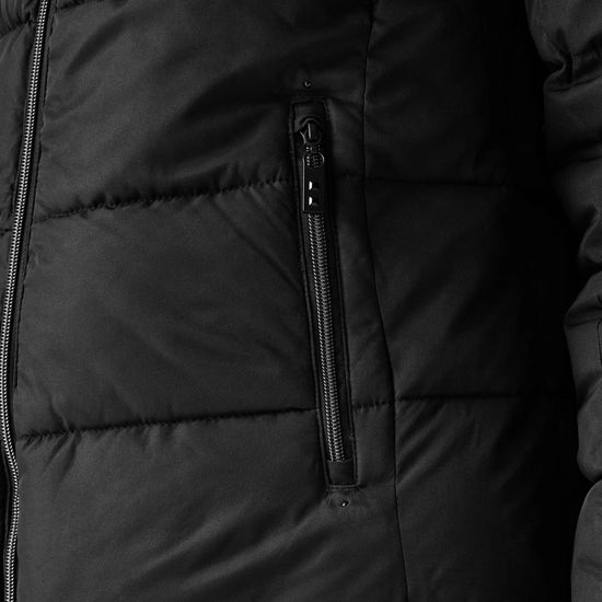 Glamourize V Baffled Ski Black Jacket