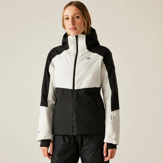 Flurry II Waterproof Ski Egret White Jacket