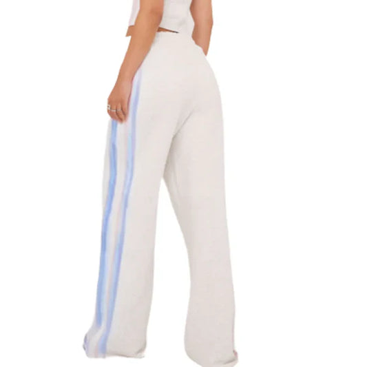 Ex Chainstore White Girls Wide Leg Joggers