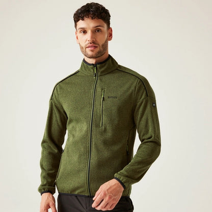 Full Zip Nephrite Green Grenoble Green Fleece