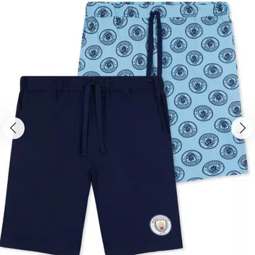 Boys Man City 2 Pack Shorts