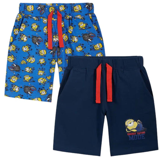 Boys Character Minion 2 Pack Shorts