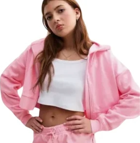 Ex Chainstore Girls Cropped Hoodies