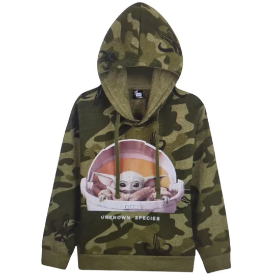 Boys Character Camo Hoodie