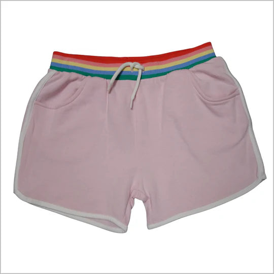 Girls Ex Chainstore Rainbow Pink Shorts
